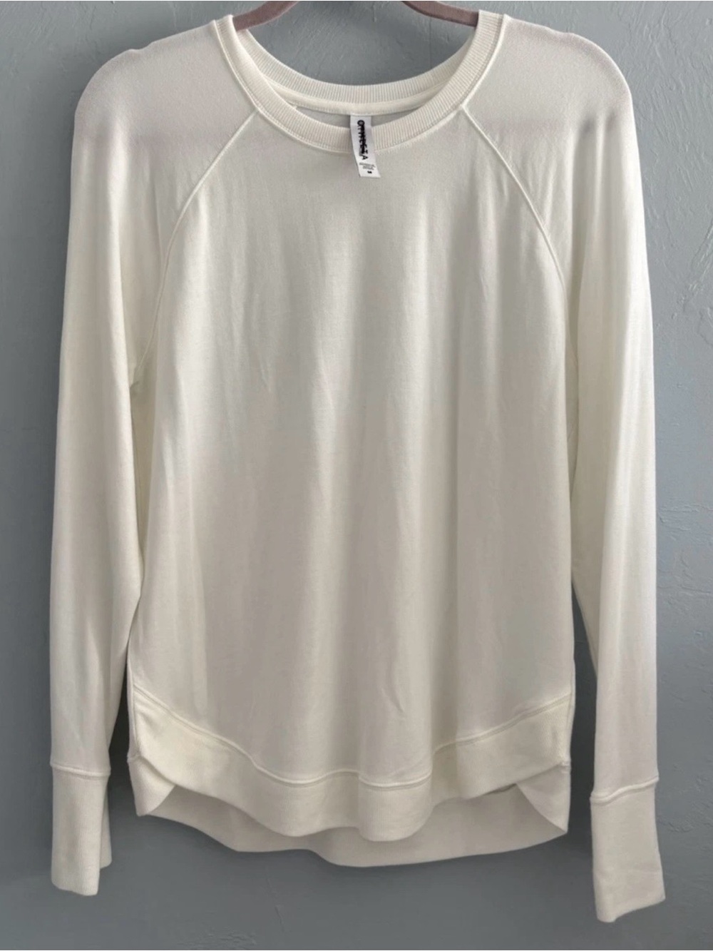 ATHLETA White Mindset Sweatshirt M | SUPER SOFT!! MODAL